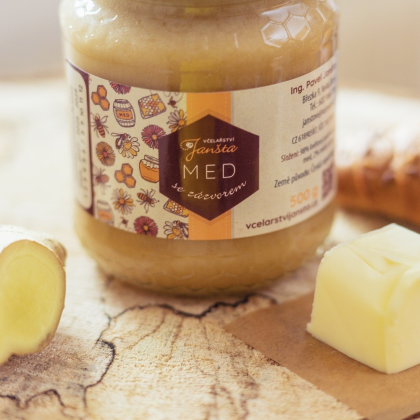 Med se zázvorem 500g