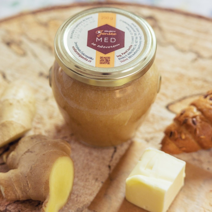 Med se zázvorem 250g