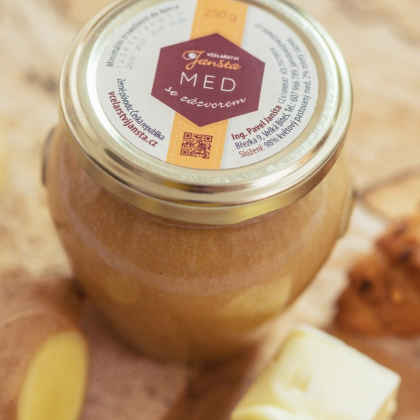 Med se zázvorem 250g