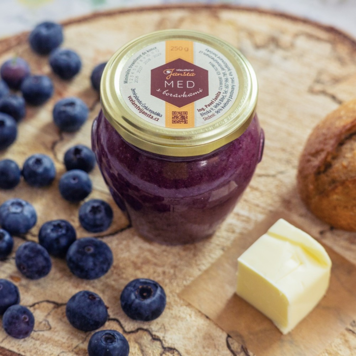 Med s borůvkami 250g