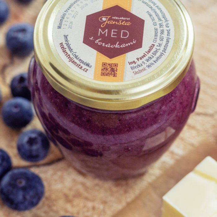 Med s borůvkami 250g