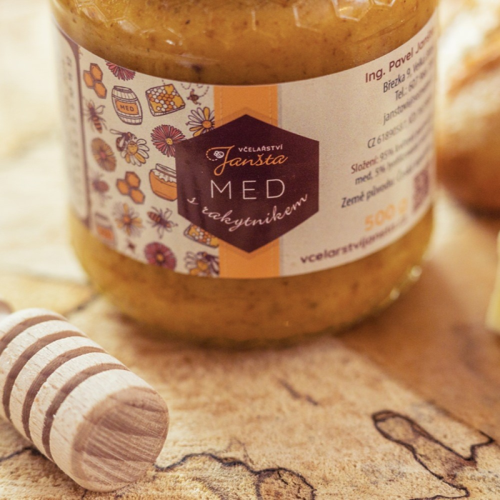 Med s rakytníkem 500g