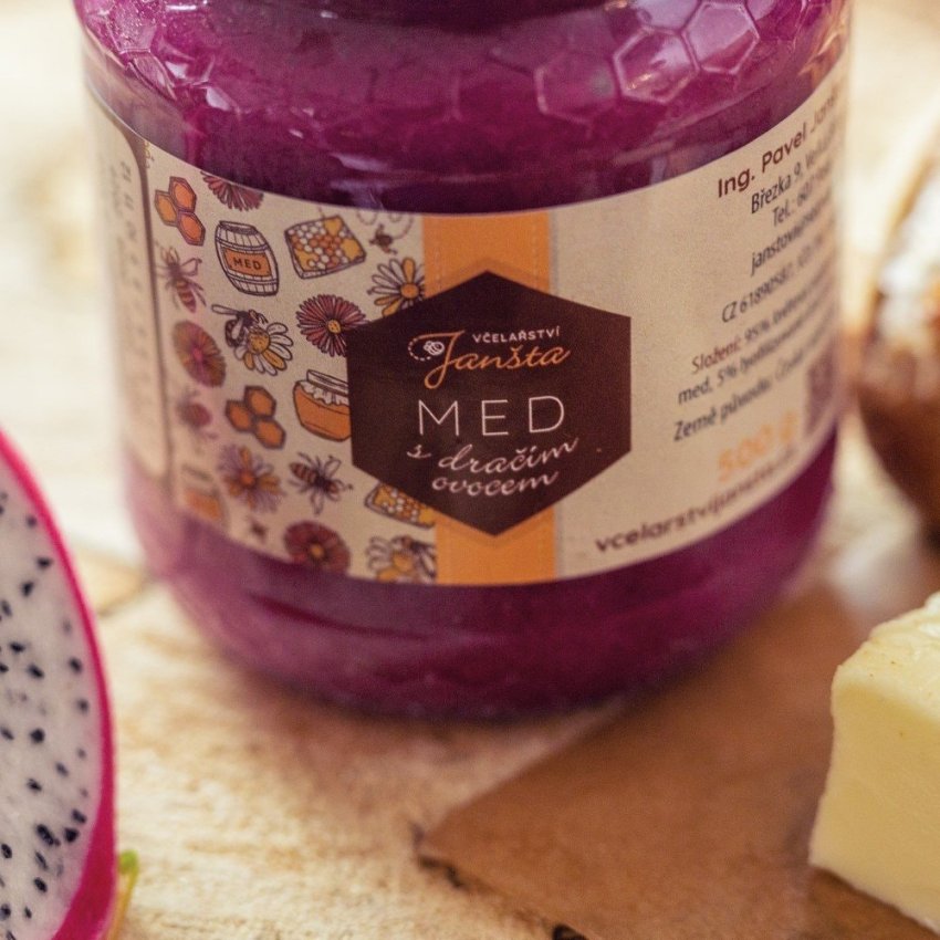 Med s dračím ovocem 500g